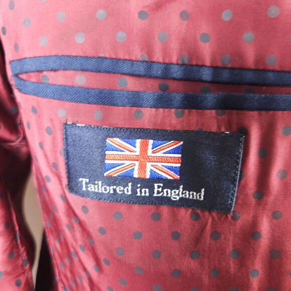 Alexandre London Mens 42R Navy Single Vent Blazer Sports Coat England Tailored - Picture 5 of 13